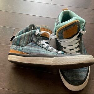 Converse Chuck Taylor All Star Mid Bassline Peacock Aztec Men Size 8